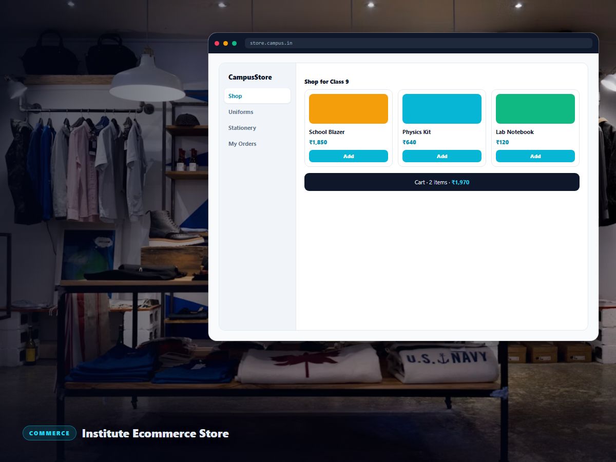 Institute Commerce Store